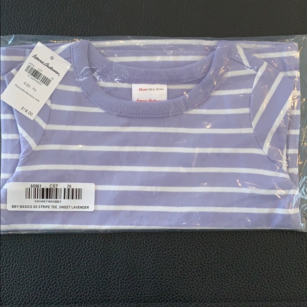 NWT Hanna Anderson Shirt Sleeve T (6-12mon)